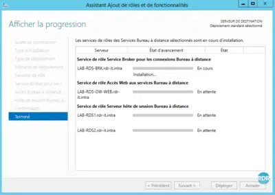 En cours d’installation 1/3